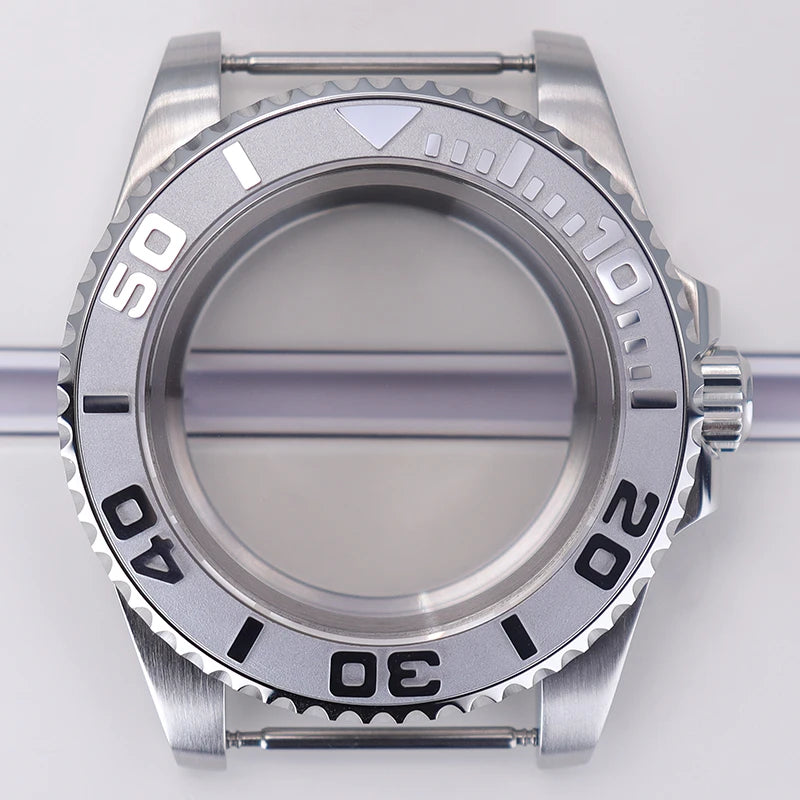200M Diving Watch Case 40mm For Yacht-Master Seiko NH35 NH36 NH38/34 Miyota 8215 ETA2824 Movement Sapphire Glass 120clicks Bezel