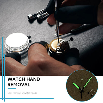 DIY Modified Watch Hands for VK63 Movement 6 Hands Black White Green Luminous Watch Accessories for Quartz VK63 Movement