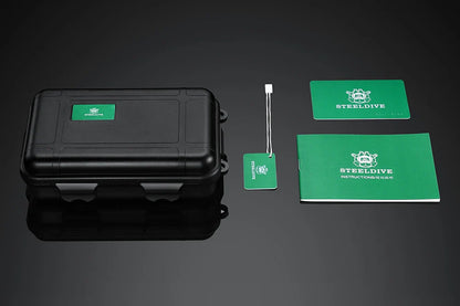 STEELDIVE SD1948S Bronze Diver 44.5mm  C3 Green Luminous 1000M Waterproof Mens NH35  sapphire