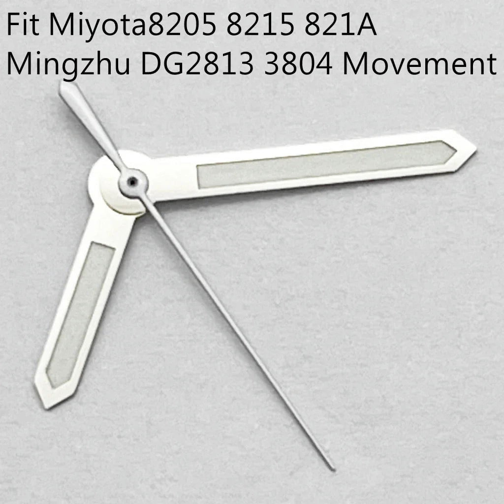 Wide NH35 Watch Hands Green Luminous Fit NH35 NH36 PT5000 ETA2836 2824 DG2813 3804 Miyota8215 8205 821A Movement Watch Accessories