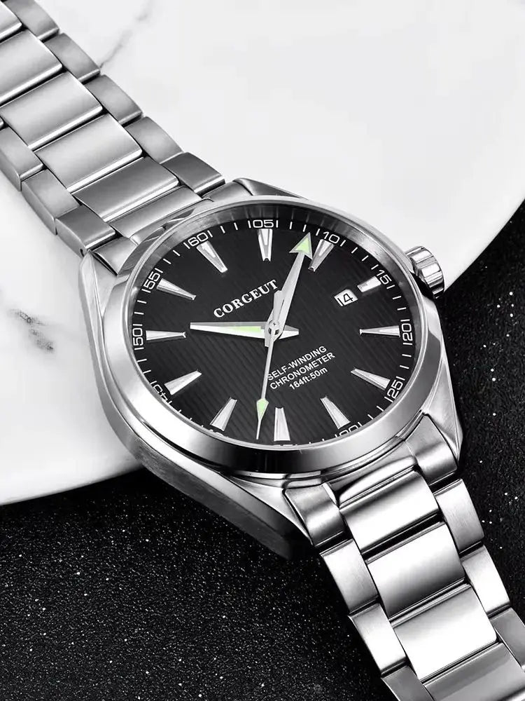 Corgeut 3021D Dress Watch 41mm Relogio Masculino Miyota 8215 Automatic Sapphire 5Bar