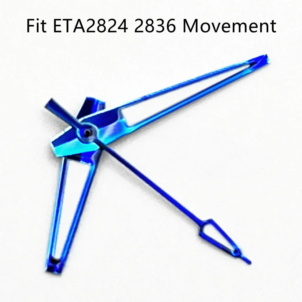 ETA Hands Silver/Blue Watch Hands Fit NH35 NH36 PT5000 ETA2836 2824 DG2813 3804 Miyota8215 8205 821A Movement Watch Accessories