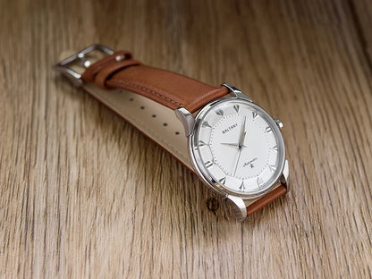 Baltany Dress Watches Man S4090 Dome Sapphire Crystal 9039 Automation Stainless Steel Classic Pie-Pan Dial Mechanical Watch