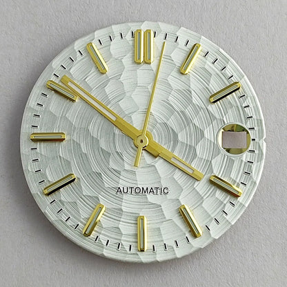 New 28.5mm NH35/NH36 dial watch dial S dial green luminous suitable for NH35/NH36 movements watch accessories repair to