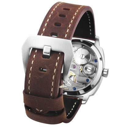 Radiomir Watch 42mm Corgeut 6029 dress st3600 hand winding Sub Second sapphire glass back