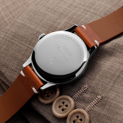 THORN Too1  quartz Sub Second Watch 37mm Case 3ATM AR Sapphire Pilot