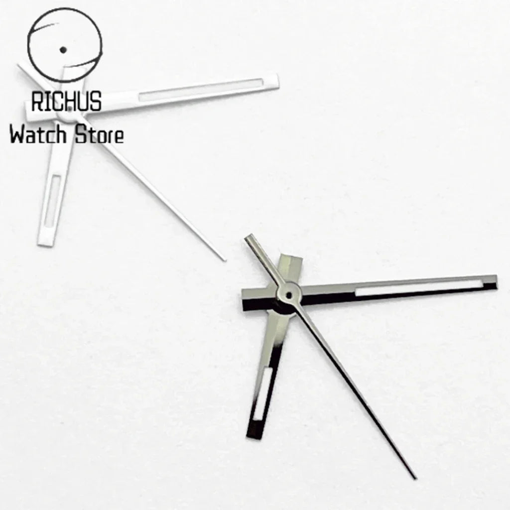 NH35 Watch Hands Green Luminous White/Gun color Fit NH35 NH36 ETA2836 2824 DG2813 3804 Miyota8215 8205 821A Movement