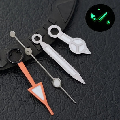 GMT Hands Blue Green/Green Luminous NH34 GMT Watch Hands for NH34 Automatic Movement watch accessories Watch Part For Wristwatch