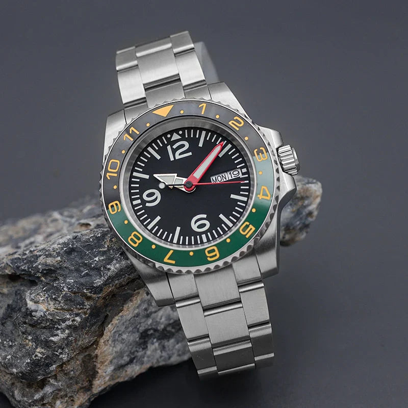 Sterile Submariner Sea Dweller Yacht master NH36 Automatic C3 Lume Sapphire 10bar 41MM