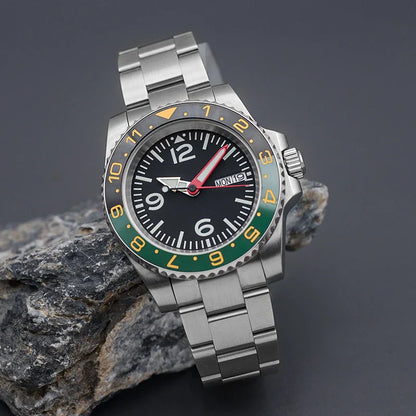 Sterile Submariner Sea Dweller Yacht master NH36 Automatic C3 Lume Sapphire 10bar 41MM