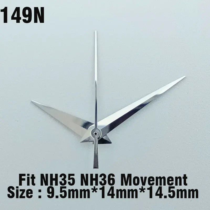 Watch hands NH series 35 36 hands Green glow in the dark hands seconds Watch accessories for NH series 35 36 movement assembly