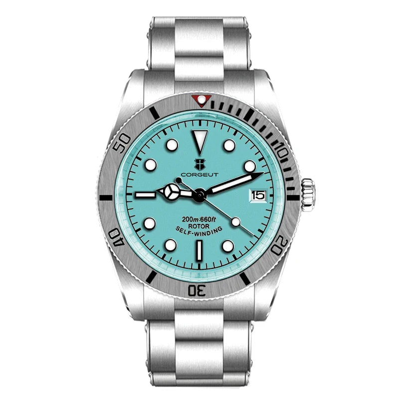 Corgeut Watch Diver CG2074 39mm NH35A Sapphire Crystal  Ceramics Bezel 10Bar SUB