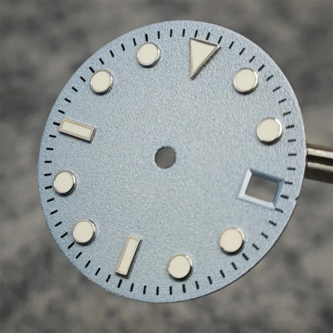28.5MM Watch Dial NH35 Dial Frosted Texture Watch Faces Men's Watch Accessories for NH35/NH36/4R/7S Mechanical Movement