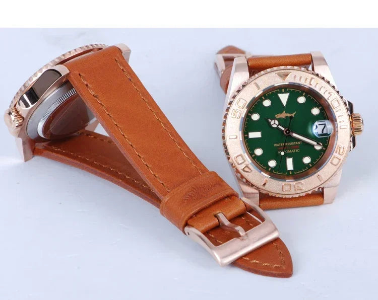 HEIMDALLR Bronze Diver Watch HMCR21 NH36 Automatic Sapphire BGW-9 Lume 44MM Yachmaster 30Bar