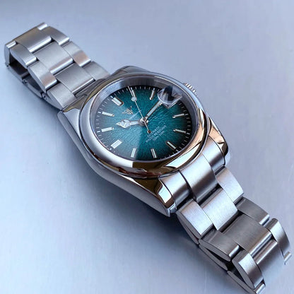 Explorer Watch Tandorio TD110T 36/39mm Teacup Pattern Date Luminous  Sapphire 10bar Dress