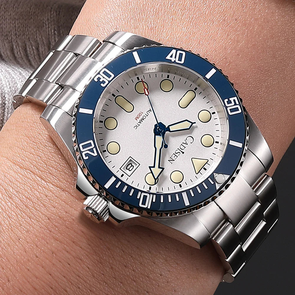 CADISEN C8238 Submariner Diver NH35 Automatic Ceramic Bezel Sapphire 10Bar