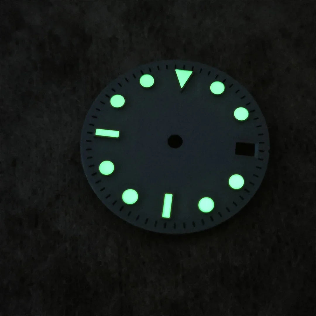 28.5MM Watch Dial NH35 Dial Frosted Texture Watch Faces Men's Watch Accessories for NH35/NH36/4R/7S Mechanical Movement