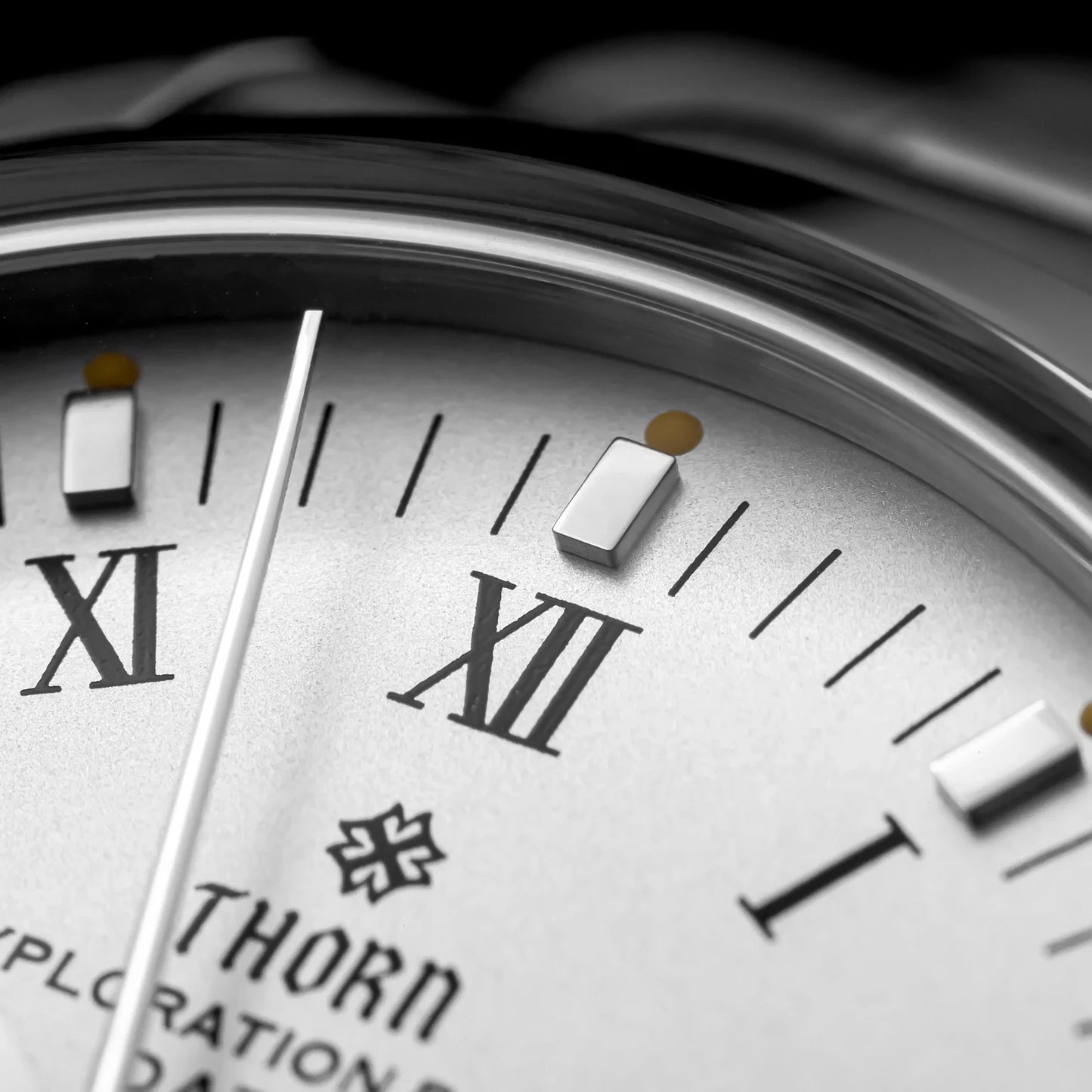 THORN T004 Dress Watcg PT5000 Automatic Domed Sapphire Luminous 10Bar 34MM