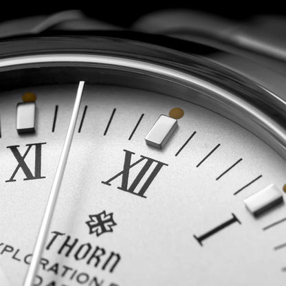 THORN T004 Dress Watcg PT5000 Automatic Domed Sapphire Luminous 10Bar 34MM