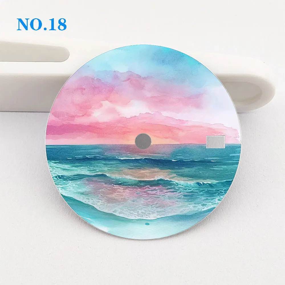 Watch dial 28.5mm dial NH35 dial creative color-printed series dial is suitable for NH35/36 movement watch accessories