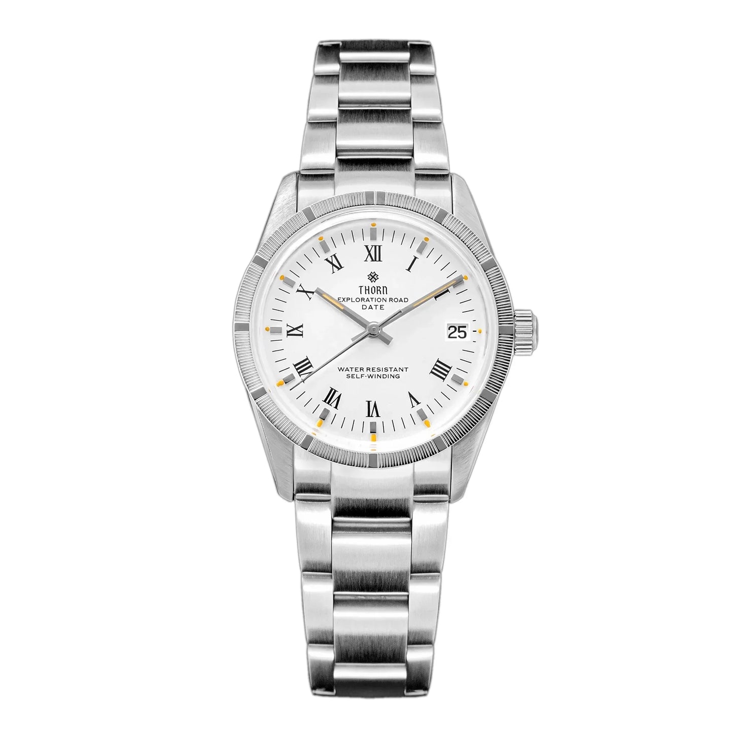 THORN T004 Dress Watcg PT5000 Automatic Domed Sapphire Luminous 10Bar 34MM