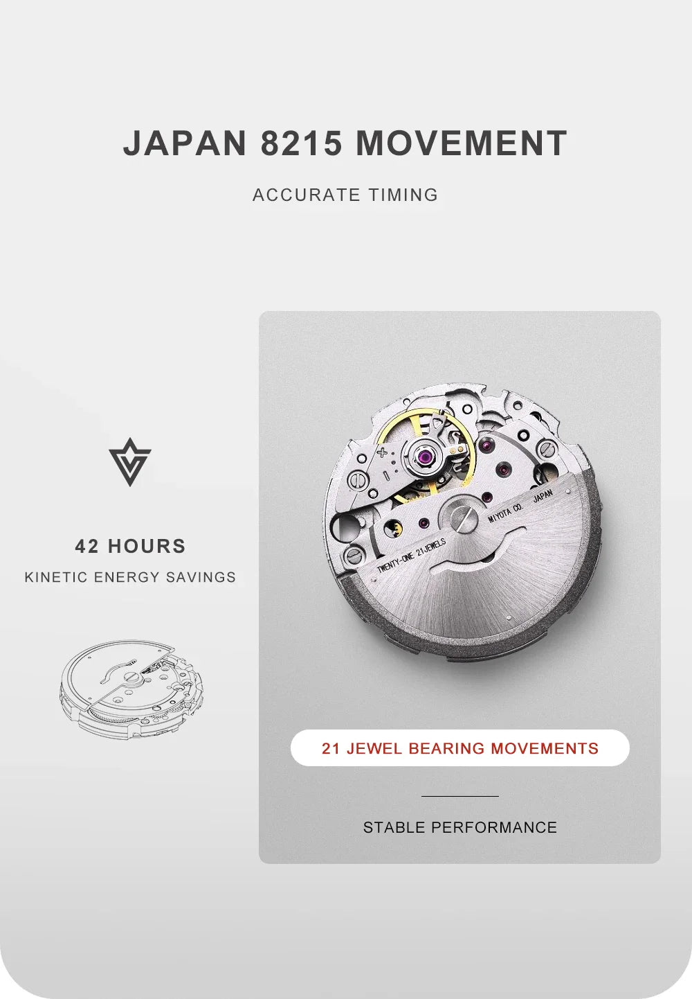 CADISEN C8223 DateJust Watch Miyota 8215 Sapphire Luxury Golden Watch 36MM Ladies Men