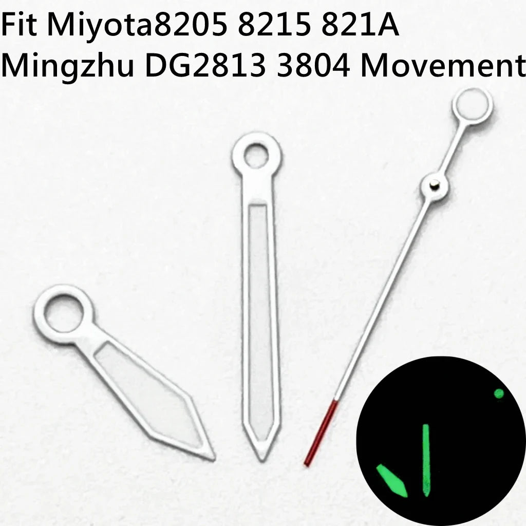 ETA Hands Silver/Black Watch Hands Fit NH35 NH36 PT5000 ETA2836 2824 DG2813 3804 Miyota8215 8205 821A Movement Watch Accessories