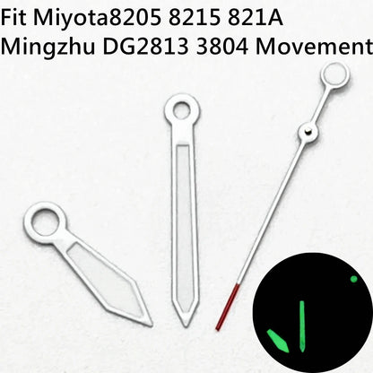 ETA Hands Silver/Black Watch Hands Fit NH35 NH36 PT5000 ETA2836 2824 DG2813 3804 Miyota8215 8205 821A Movement Watch Accessories