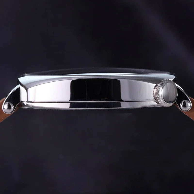 Baltany Quartz 1921 Watches Man S4072 Affordable Reminiscent Wristwatches Sapphire Crystal Sapphire Crystal Square Dress Watch