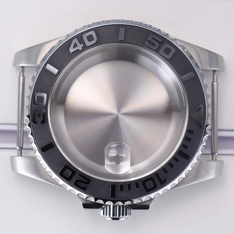200M Diving Watch Case 40mm For Yacht-Master Seiko NH35 NH36 NH38/34 Miyota 8215 ETA2824 Movement Sapphire Glass 120clicks Bezel