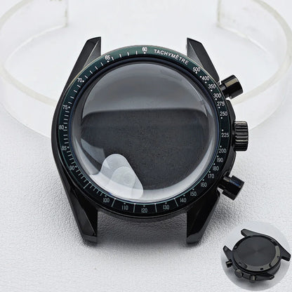 39.7mm Men's watches metal case FIT VK63 movement case watch accessories watch parts Fits 20mm strap Watch Box