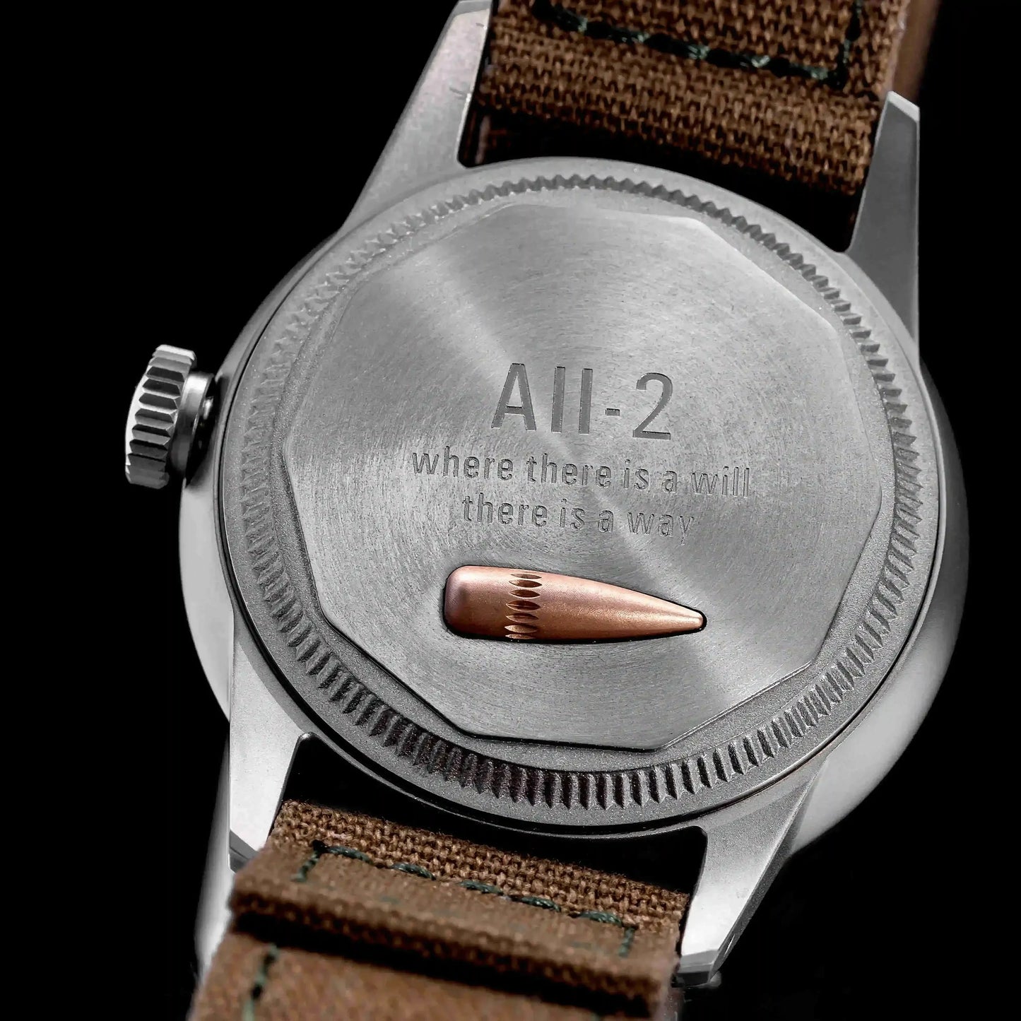 THORN SHY040 A11 Titanium Pilot Watch Military Retro NH35 AR Sapphire Luminous bullet in the back