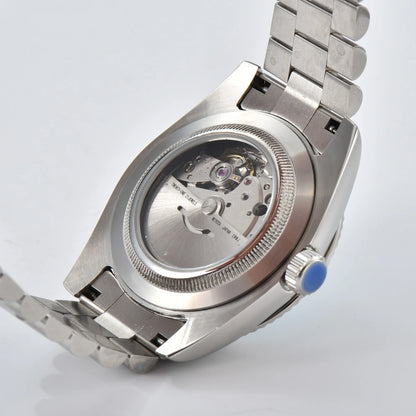 Day-Date Miyota 8285 automatic watches TDD001 Sapphire 10Bar 39MM custom watch