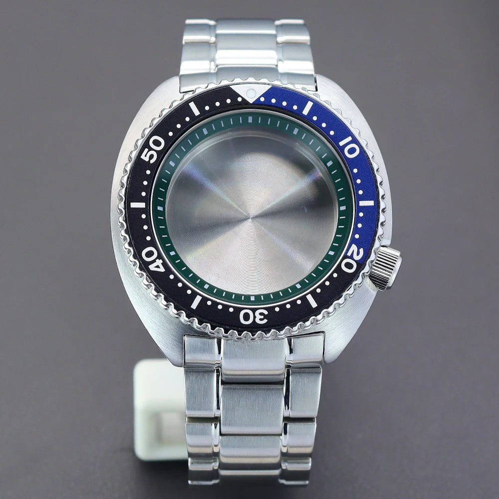 45mm Men's Watch nh35 Cases For NH35 NH36 Modified Abalone NH34 nh38 nh70 4R36 Movement 28.5mm Dial Sapphire Crystal Waterproof