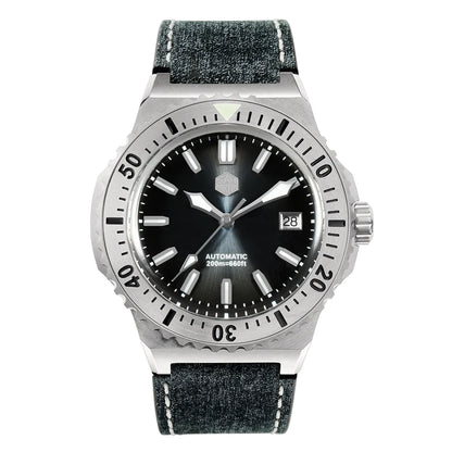 San Martin Diver SN0055G 42mm PT5000 SW200 Automatic Watch AR Sapphire 20Bar BGW-9 Lume