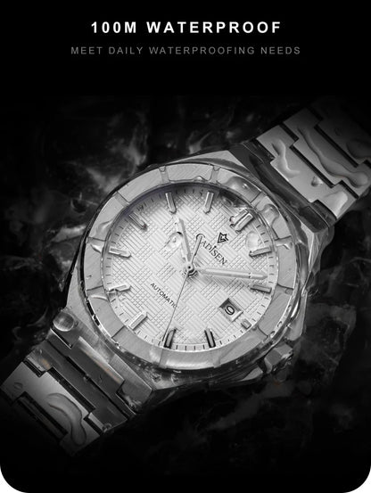 CADISEN Dress Watch C8242 40MM AR Sapphire Seiko NH35 Movt Royal Oak Mod