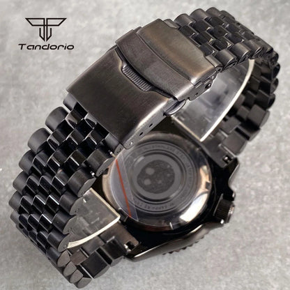 Tandorio TD265B Yachtmaster Pvd Domed Sapphire NH36 41mm Diver Dragon Pattern 20BAR