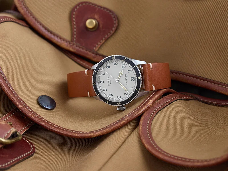 Baltany 38MM Military Watch Men  S2076 NH38 Automation Stainless Steels 100m Waterproof Vintage Khaki Aviation Homage Watch