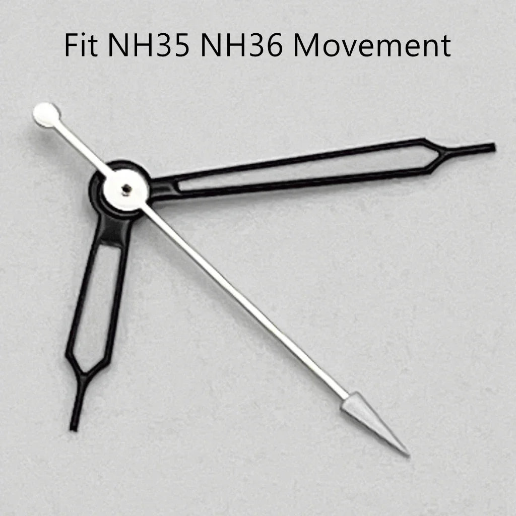 NH35 Hands Silver/Blue Watch Hands Fit NH35 NH36 PT5000 ETA2836 2824 DG2813 3804 Miyota8215 8205 821A Movement Watch Accessories