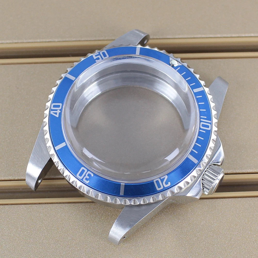 38mm Vintage Diving Watch Case Dome Acrylic Glass For Seiko NH35 NH36 NH38 NH34 Automatic Movement 28.5mm Dial Retro Submariner