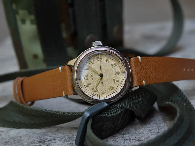 Baltany 38MM A11 Military Automatic Watch Man S2031B Sapphire Crystal 10ATM Stainless Steel NH38 Retro Mechaincal Wristwatches