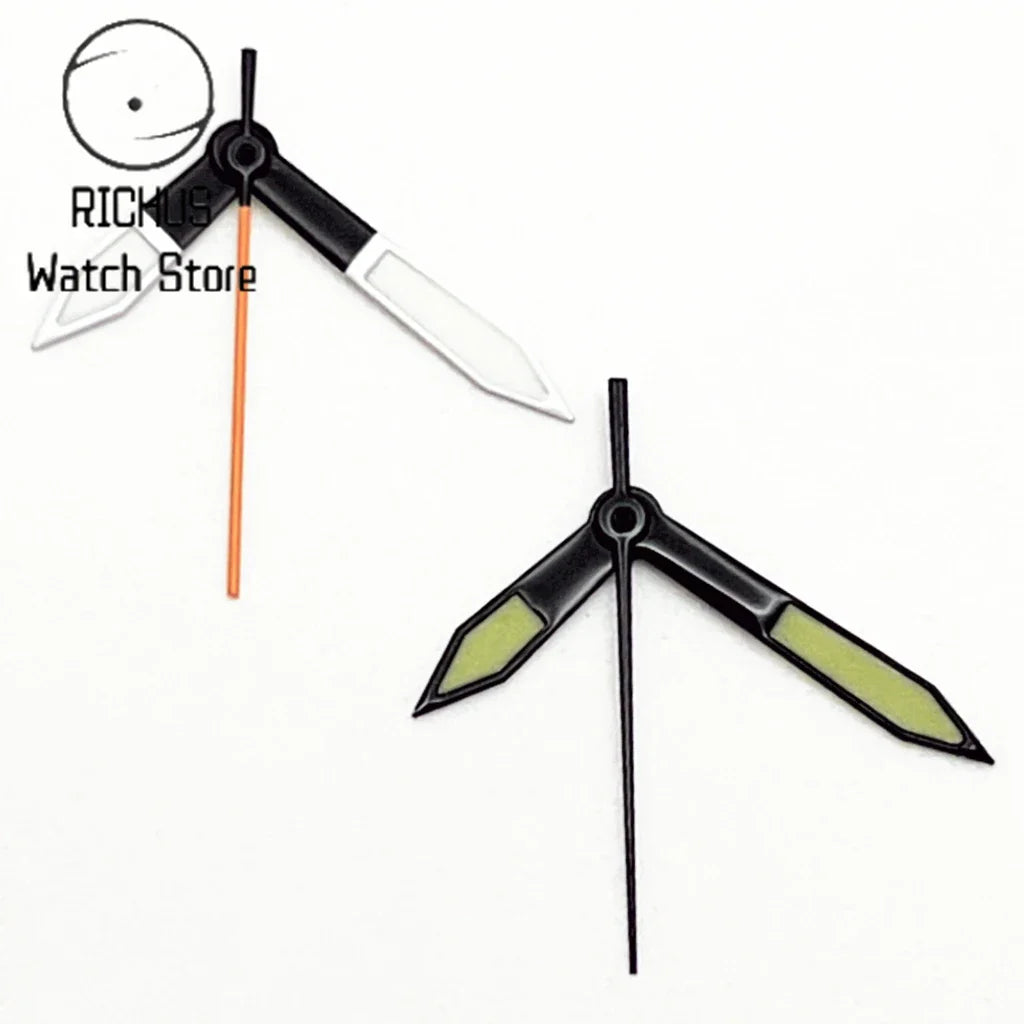 NH35 Watch Hands Black/White Watch Hands Fit NH35 NH36 PT5000 ETA2836 2824 Miyota8215 8205 DG2813 Movement Watch Accessories