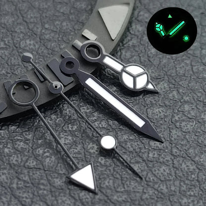 GMT Hands Blue Green/Green Luminous NH34 GMT Watch Hands for NH34 Automatic Movement watch accessories Watch Part For Wristwatch