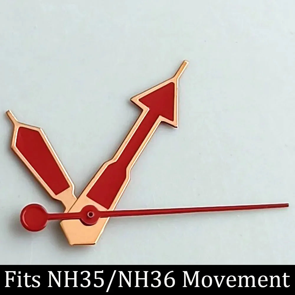 high-quality Watch accessories watch pointer NH series 35 NH36 hands green  luminous suitable for N H35/ NH36 movement