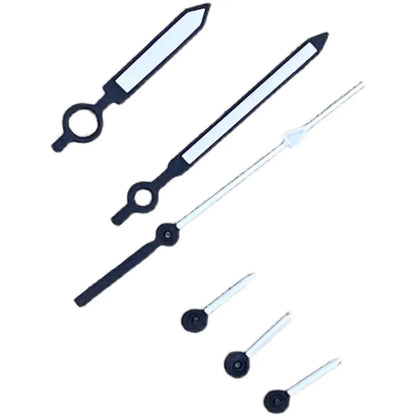 DIY Modified Watch Hands for VK63 Movement 6 Hands Black White Green Luminous Watch Accessories for Quartz VK63 Movement