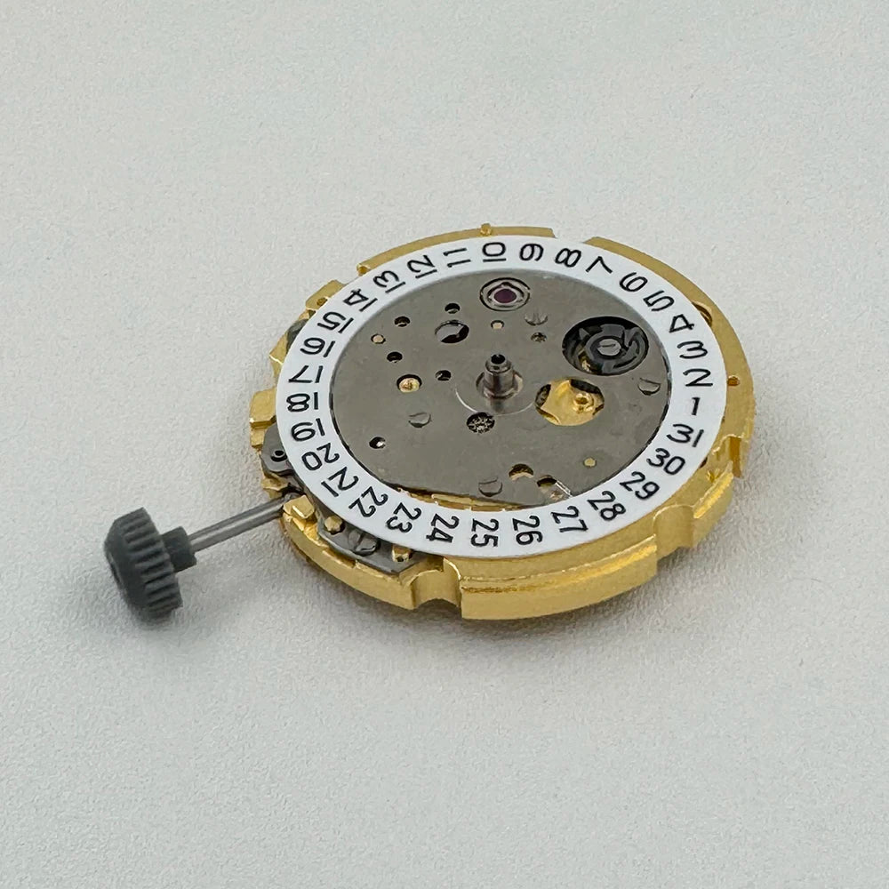 Japan Original Gold 8215 Automatic Mechanical Movement Modification Watch Mechanism 21 Jewels Miyota 8215 Golden Version 3H Date