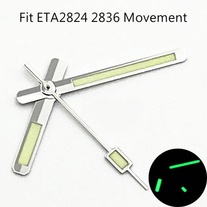 NH35 Luminous Watch Hands Fit NH35 NH36 PT5000 ETA2836 2824 DG2813 3804 Miyota8215 8205 821A Movement Watch Accessories