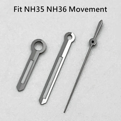 NH35 Hands Silver/Blue Watch Hands Fit NH35 NH36 PT5000 ETA2836 2824 DG2813 3804 Miyota8215 8205 821A Movement Watch Accessories