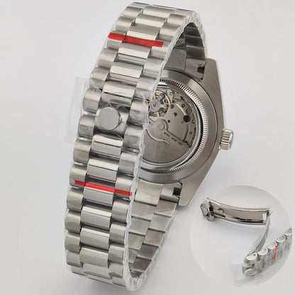 Miyota 8285 Day-Date watch TDD003 39mm 10bar Waterproof Sapphire