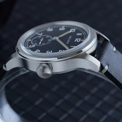 39MM Retro WW2 Military  S2081 Gradual Brown Dial ST1731 Movement 100M Waterproof  D12 Homage Field Watch